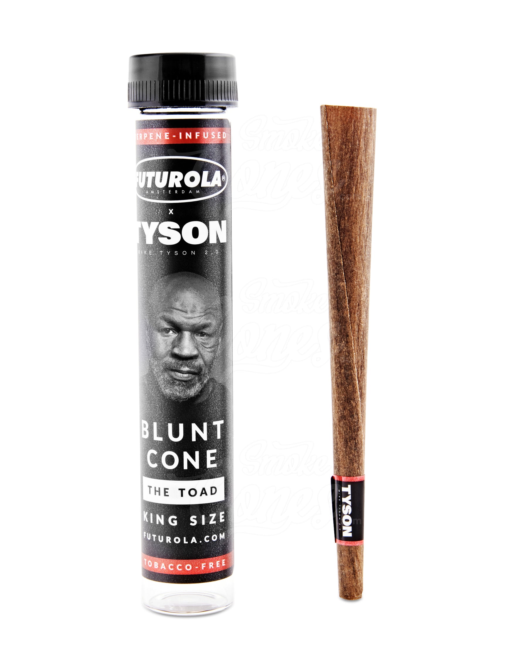 Futurola Tyson 2.0 "The Toad" 109mm King Size Terpene Infused Pre-Rolled Blunt Paper Cones 12/Box