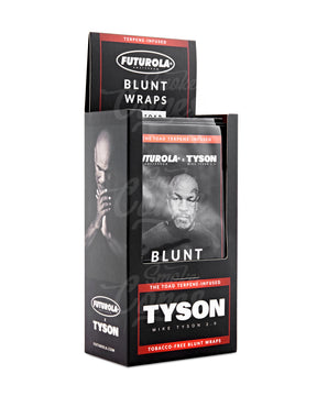 Futurola Tyson 2.0 "The Toad" 109mm King Size Terpene Infused Blunt Wraps 25/Box