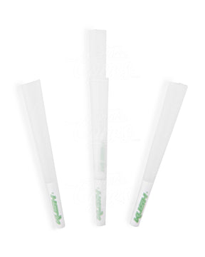Kush 84mm 1 1/4 Size Bleached White Pre Rolled Cones w/ Filter Tip 900/Box - 4