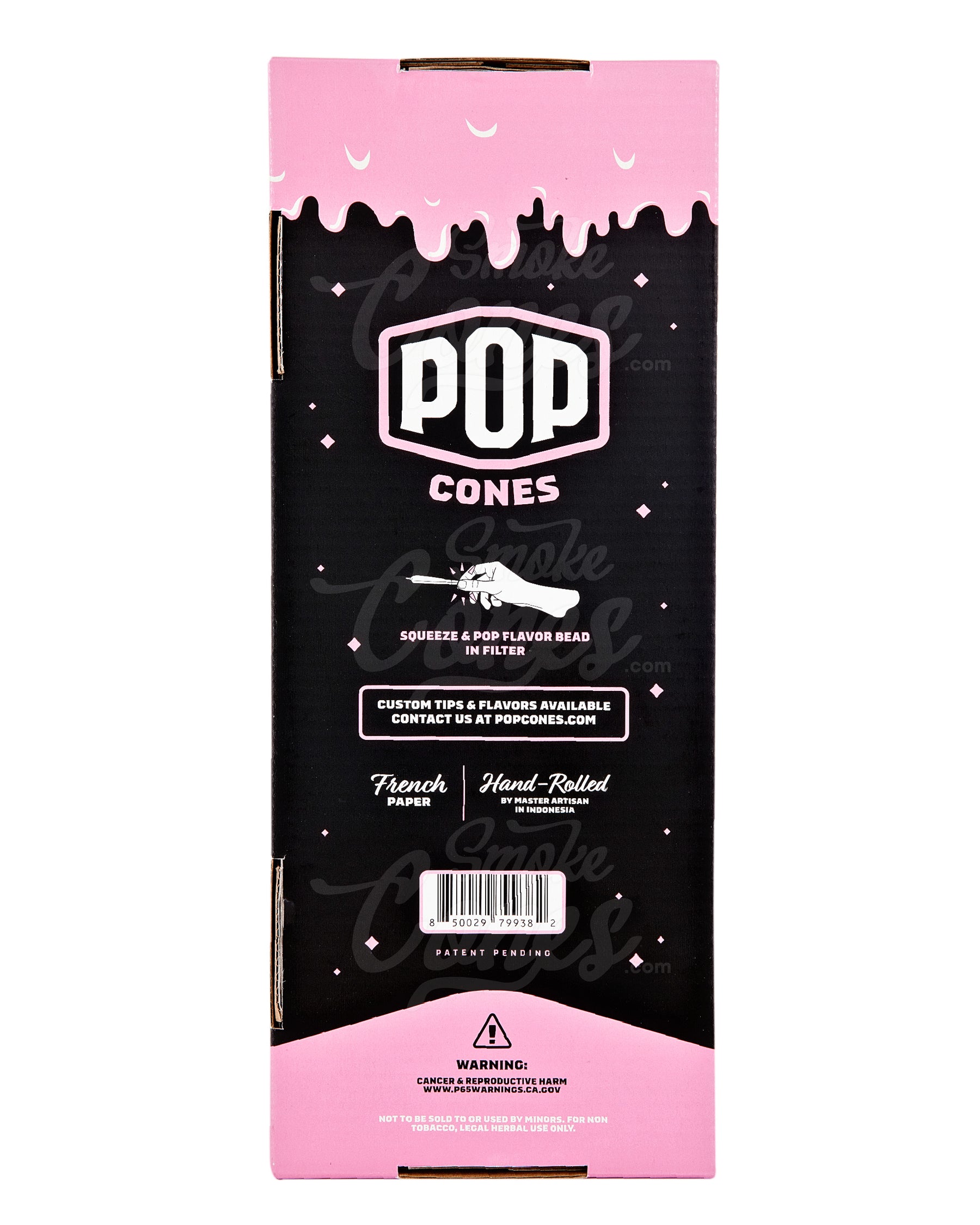 Pop Cones Super Sweet 109mm King Sized Pre Rolled Cones 400/Box