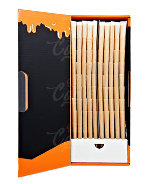 Pop Cones Tropical Mango 109mm King Sized Unbleached Pre Rolled Cones 400/Box