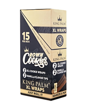 King Palm Crown Cookies Palm Leaf Blunt Wraps 15/Box