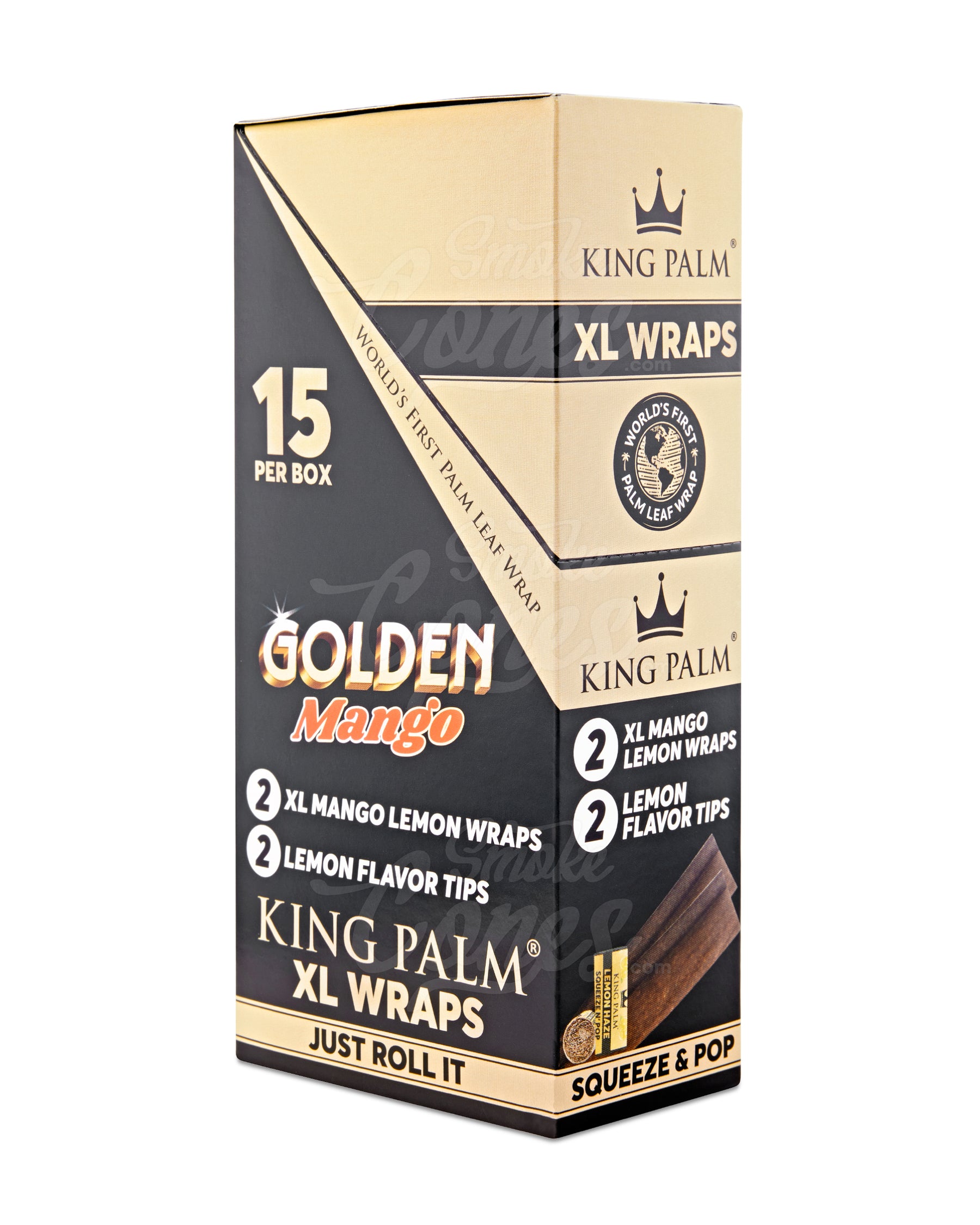 King Palm Golden Mango Palm Leaf Blunt Wraps 15/Box