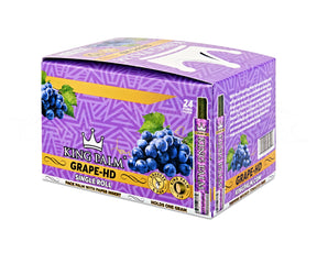 King Palm Grape HD Natural Mini Leaf Tube Wraps 24/Box - 3