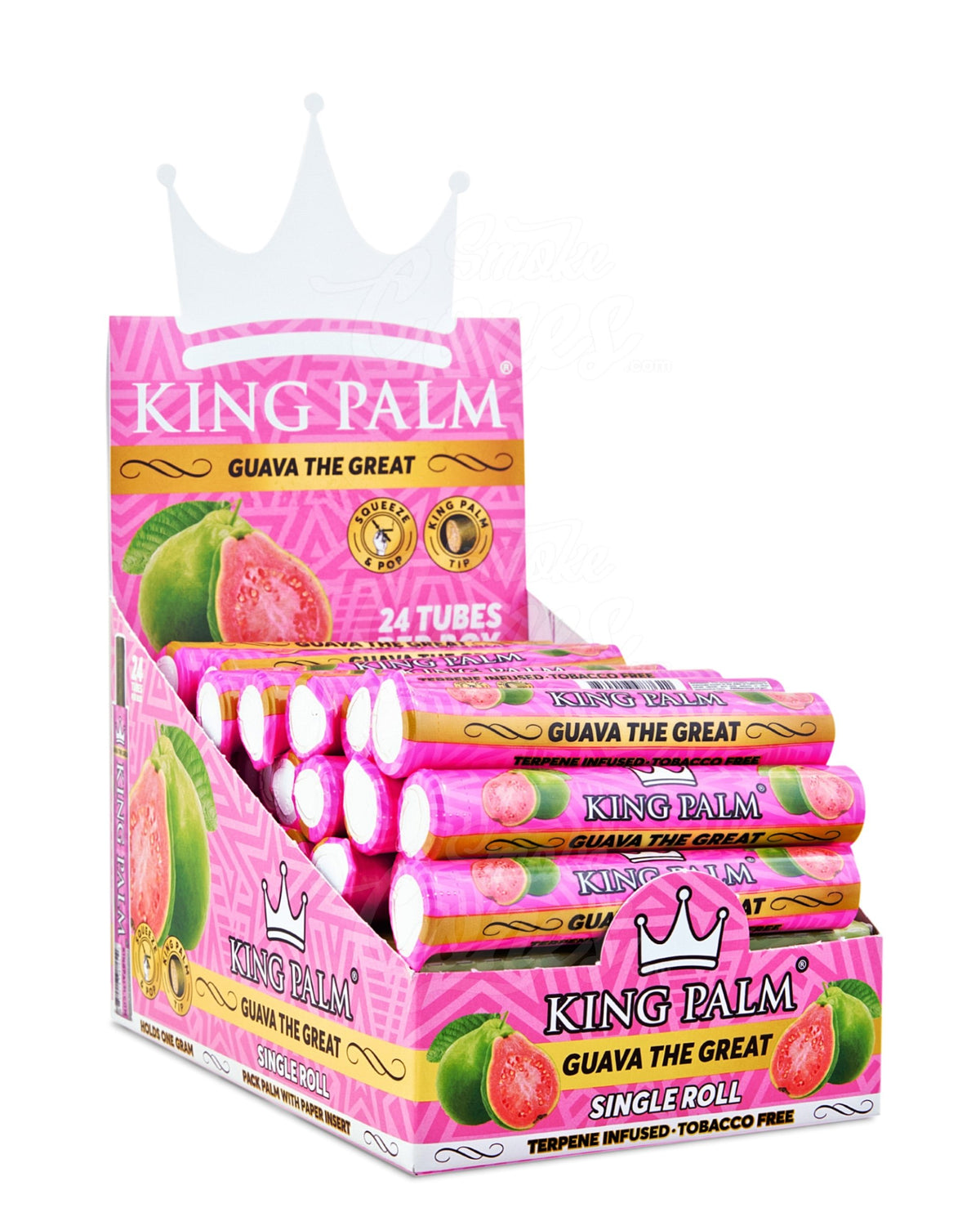 King Palm Guava The Great Natural Mini Leaf Tube Wraps 15/Box - 1