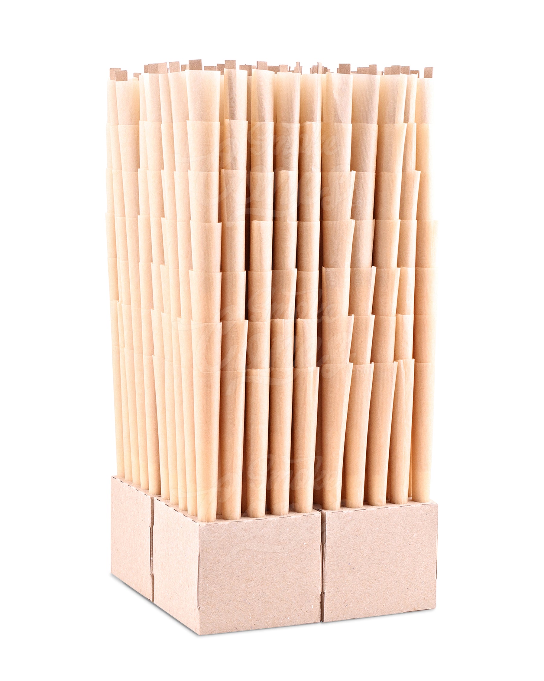 The Original Cones 140mm Party Size Unbleached Paper Pre Rolled Cones w/ Filter Tip 700/Box