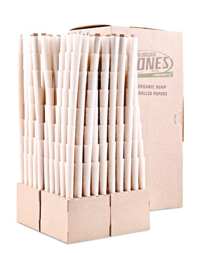 The Original Cones 109mm King Size Organic Hemp Paper Pre Rolled Cones w/ Filter Tip 800/Box