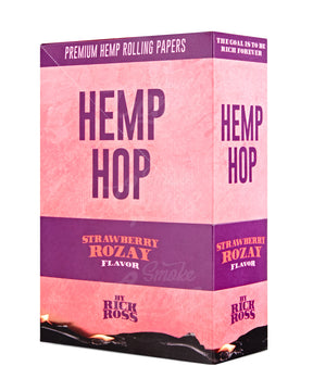 Hemp Hop Rozay Strawberry Organic Hemp Blunt Wraps - 25/Box