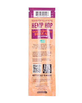 Hemp Hop Rozay Strawberry Organic Hemp Blunt Wraps - 25/Box
