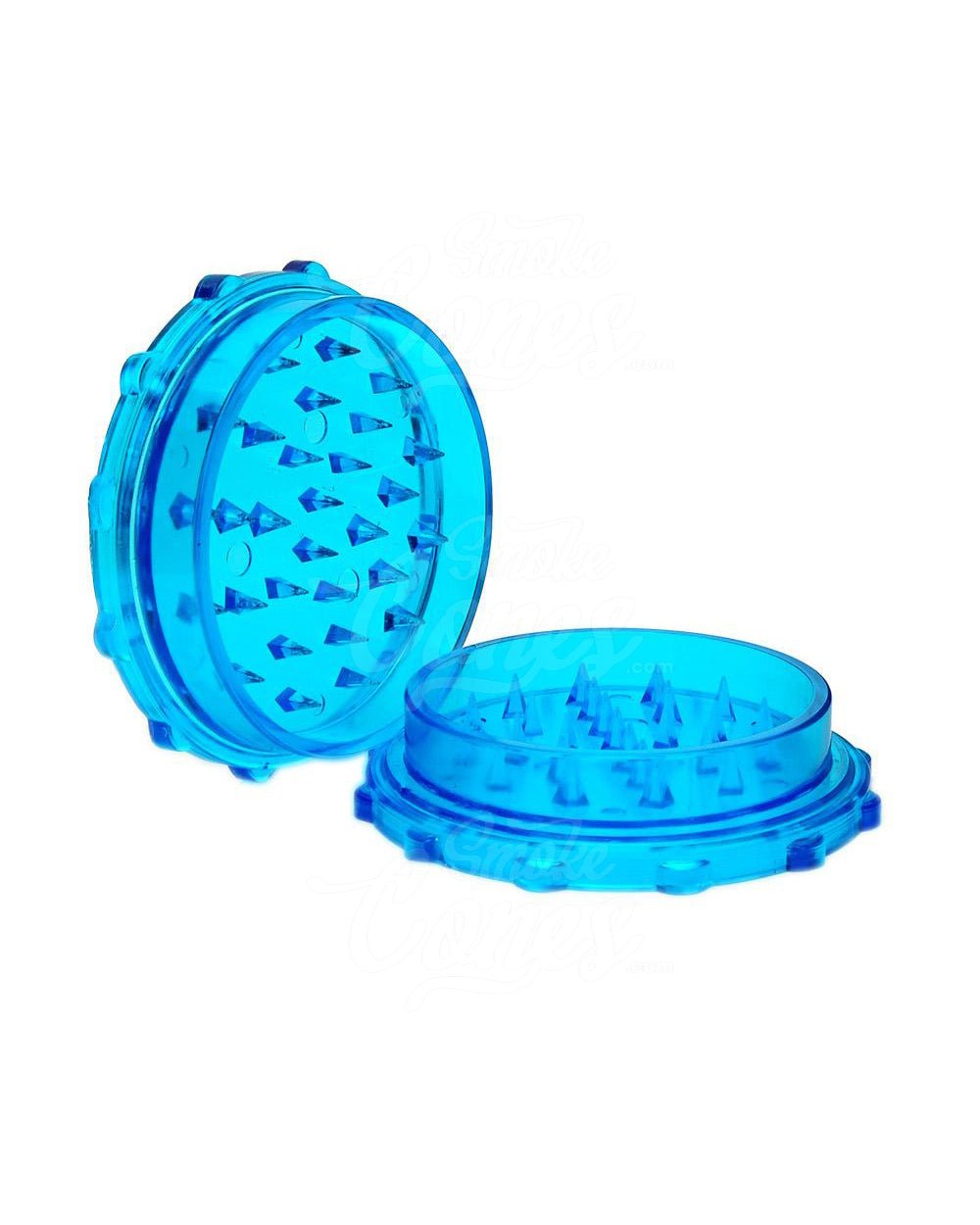 2 Piece 70mm Assorted Plastic Grinders 100/Box - 4