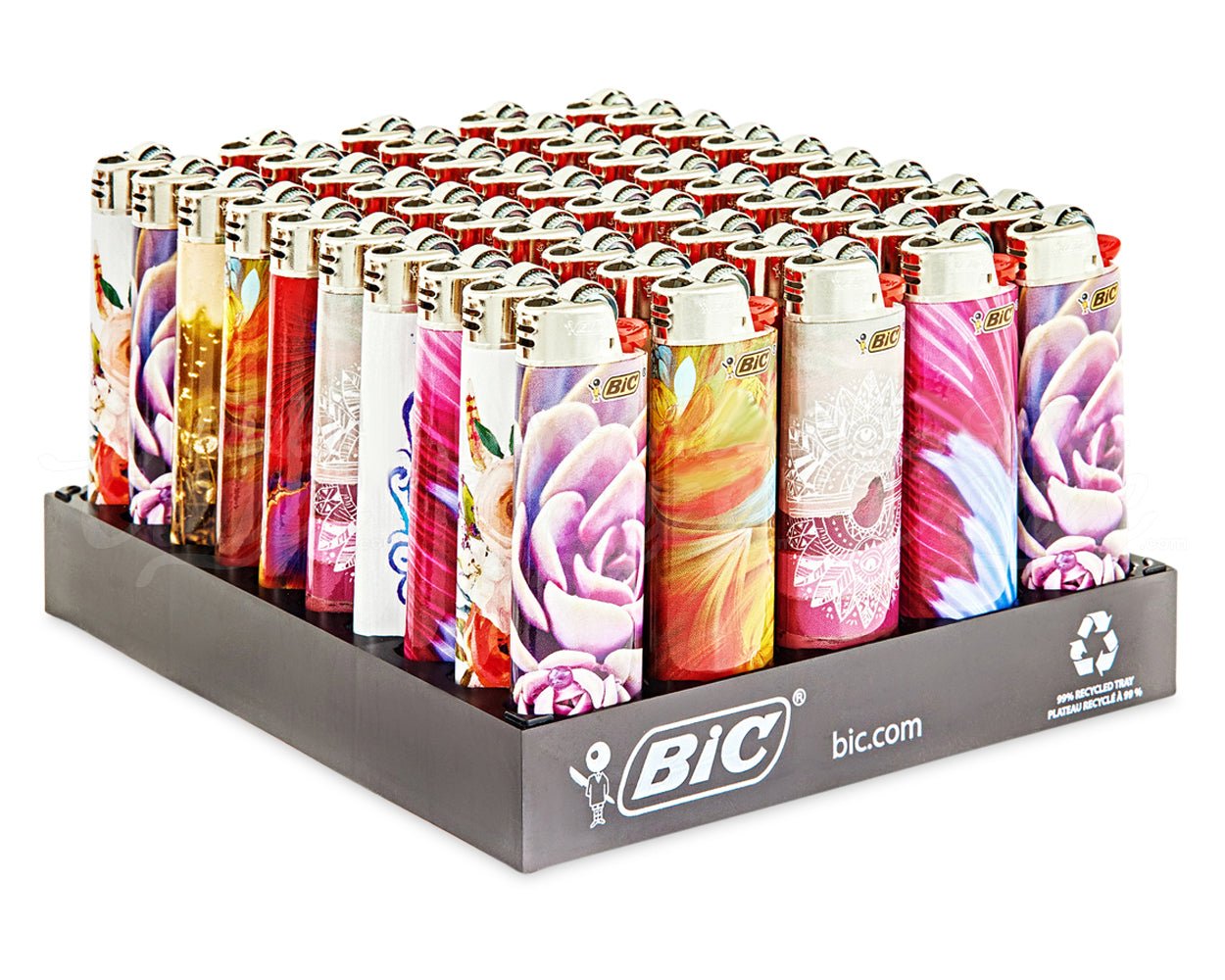 BIC Retail Display Lighters 3 Tier Wooden Display 140/Box - 6