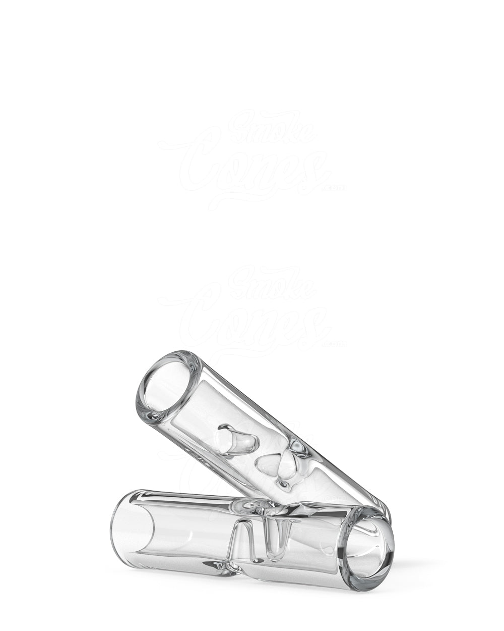 Clear 8mm Notched Glass Smoking Filter Tips 175/Box