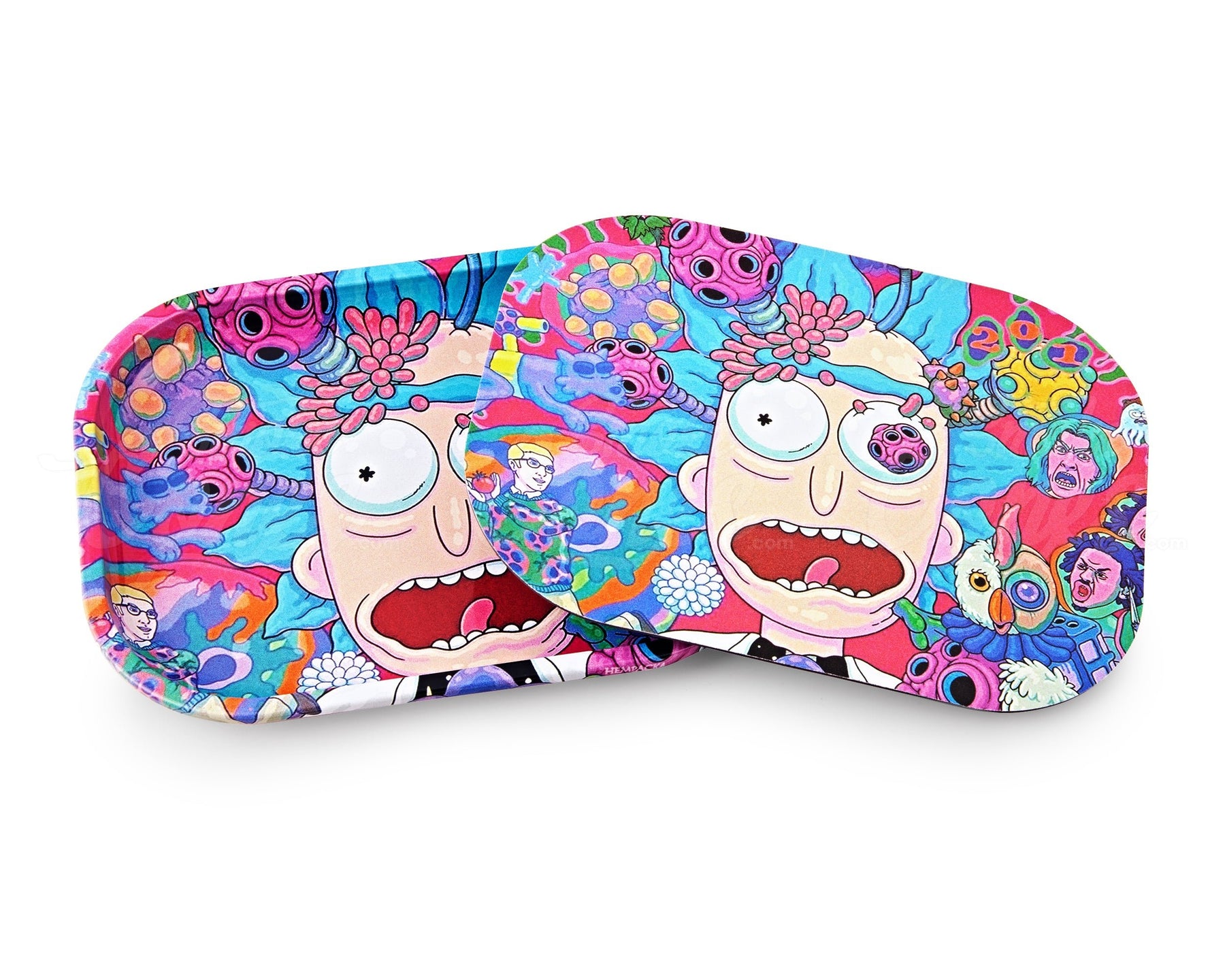 R&M Trippy Mini Rolling Tray w/ Magnetic Cover - 5