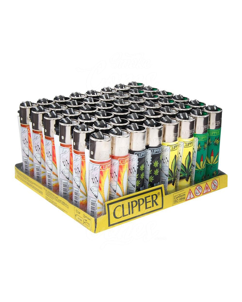 Clipper Retail Display Lighter Assorted Leaf 48/Box - 4