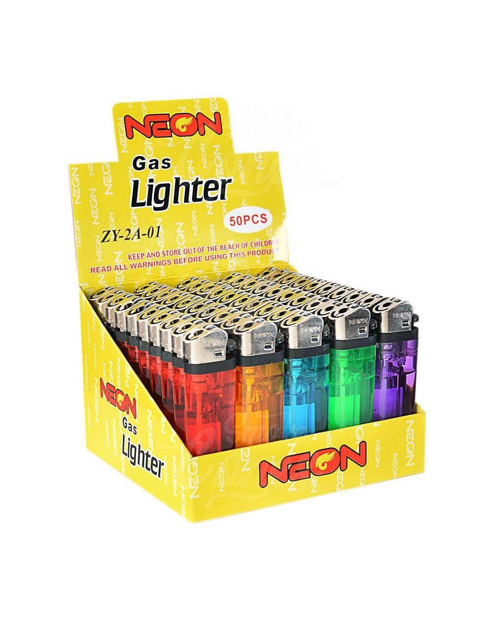 Neon Retail Display Lighters 50/Box - 3