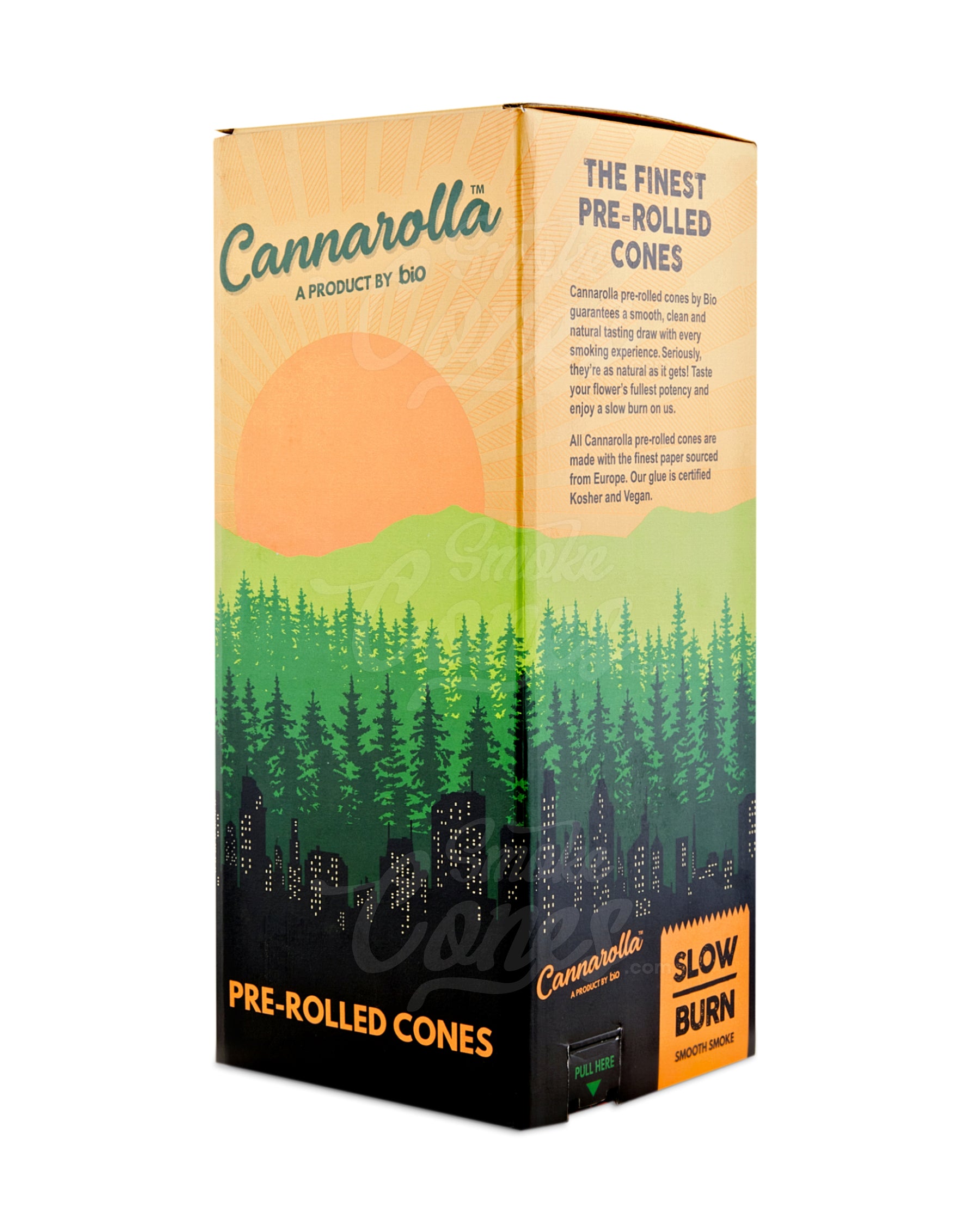 Cannarolla 1 1-4 Size Straight White Pre Rolled Cones w/ 26mm Filter Tip 900/Box