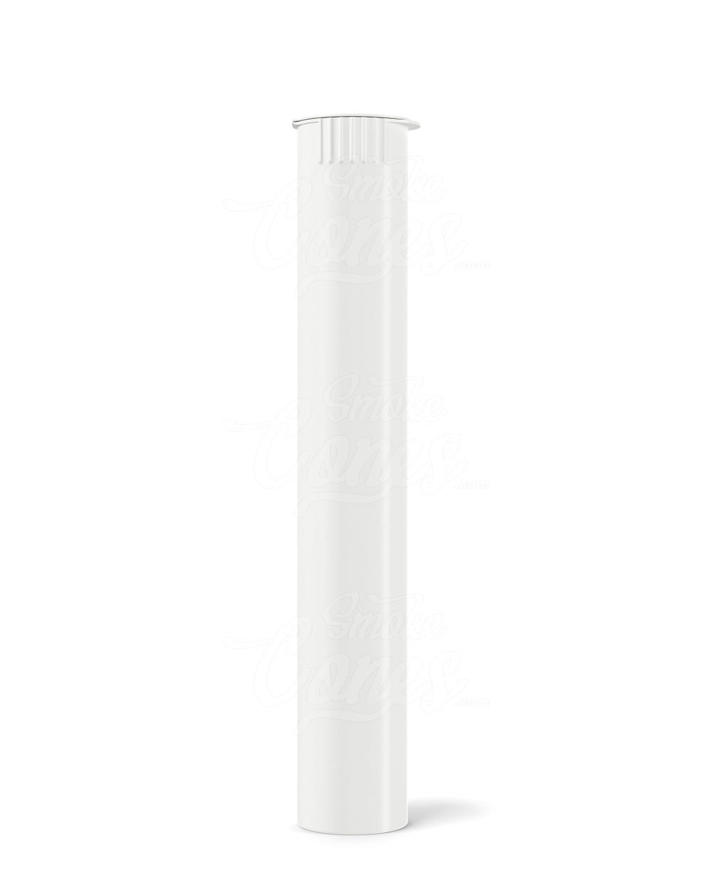 116mm Child Resistant King Size Biodegradable Pop Top White Plastic Pre-Roll Tubes 1000/Box - 2