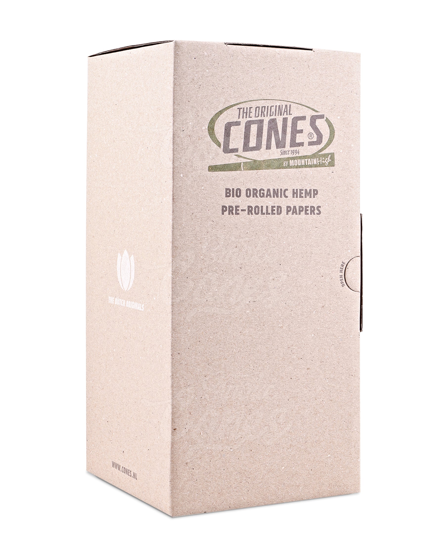 The Original Cones 109mm King Size Organic Hemp Paper Pre Rolled Cones w/ Filter Tip 800/Box