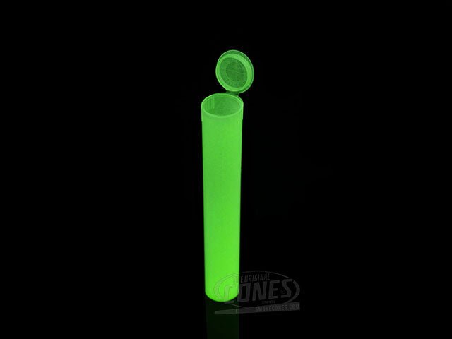 109mm Glow In The Dark Plastic Child Resistant J-Tubes (074300-CR) 1000/Box - 3