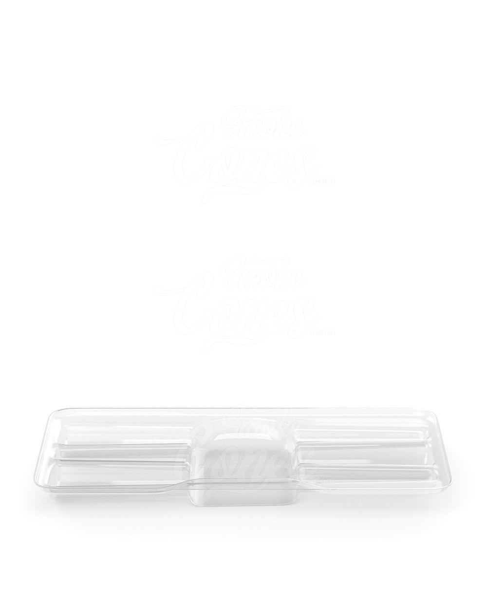 Clear Edible & Joint Box Plastic Insert Tray for 3 King Size 109mm Pre Rolled Cones 100/Box - 4