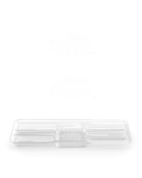 Clear Edible & Joint Box Plastic Insert Tray for 3 King Size 109mm Pre Rolled Cones 100/Box - 4
