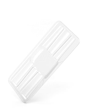 Clear Edible & Joint Box Plastic Insert Tray for 3 King Size 109mm Pre Rolled Cones 100/Box - 3