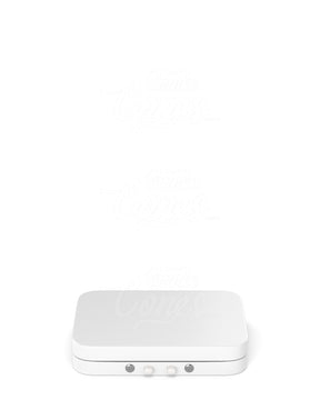 Child Resistant & Sustainable Hinged-Lid Mini Size White Tin Box 100/Box - 4