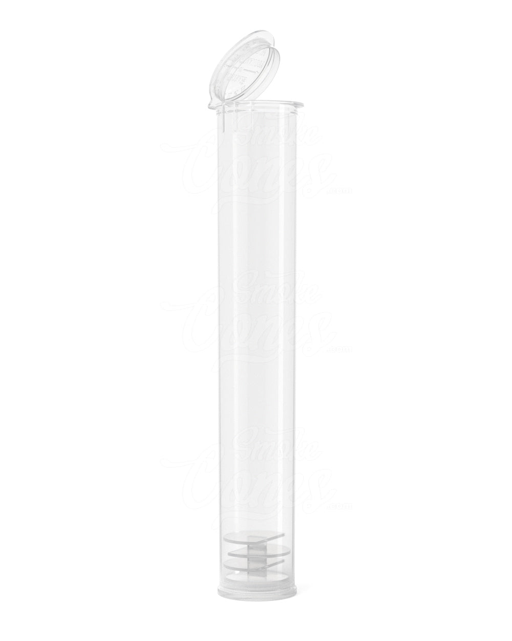 125mm Clear Transparent Thingymajiggy Pre-Roll Storage Tubes with Ash Trap 400/Box - 1