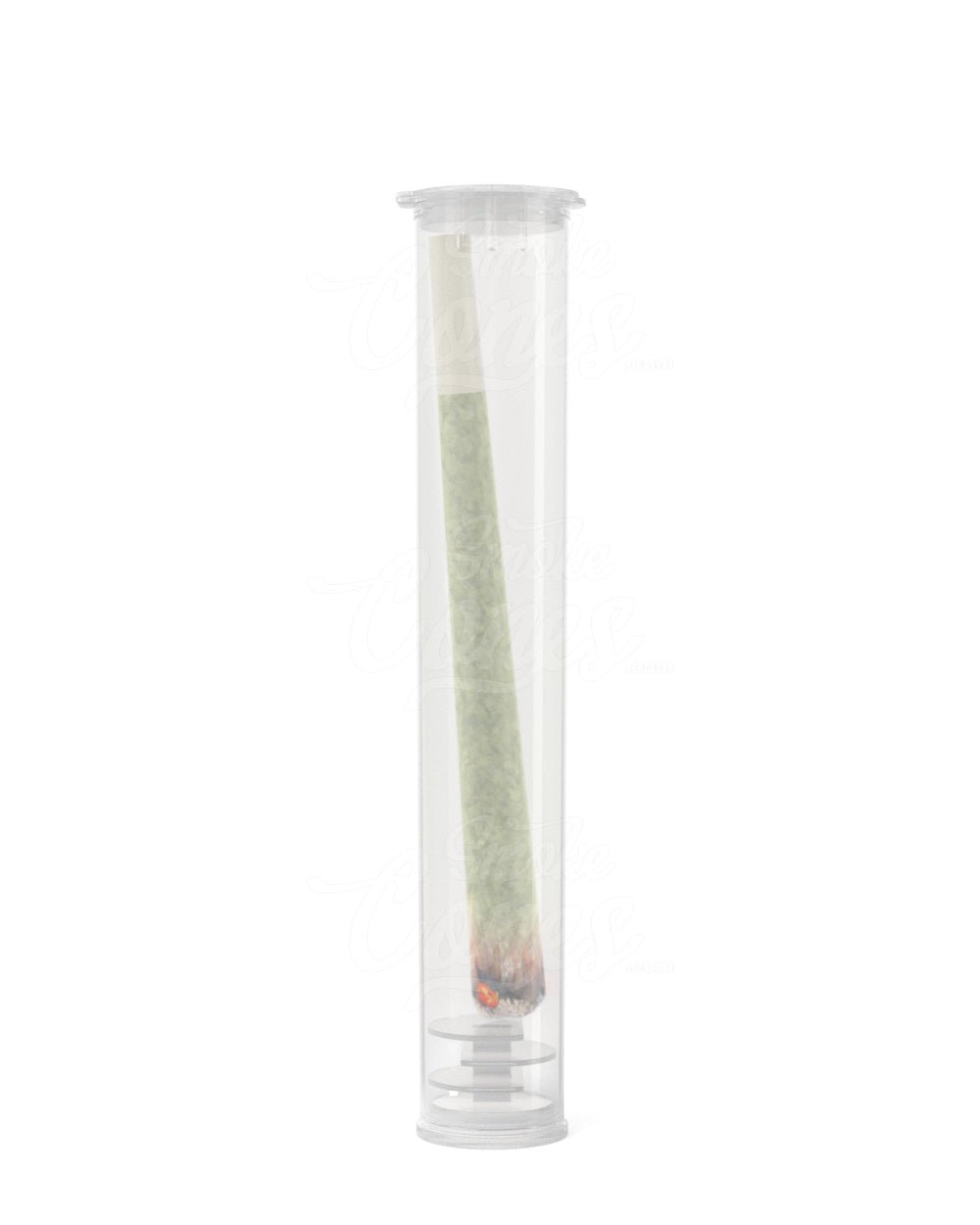 125mm Clear Transparent Thingymajiggy Pre-Roll Storage Tubes with Ash Trap 400/Box - 6