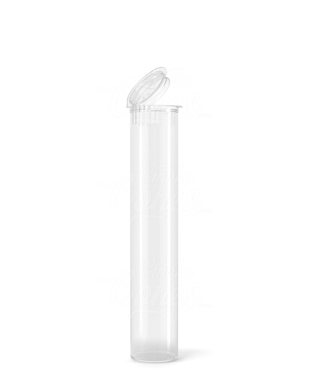 98mm Child Resistant Pop Top Clear Plastic Pre-Roll Tubes 1000/Box - 1