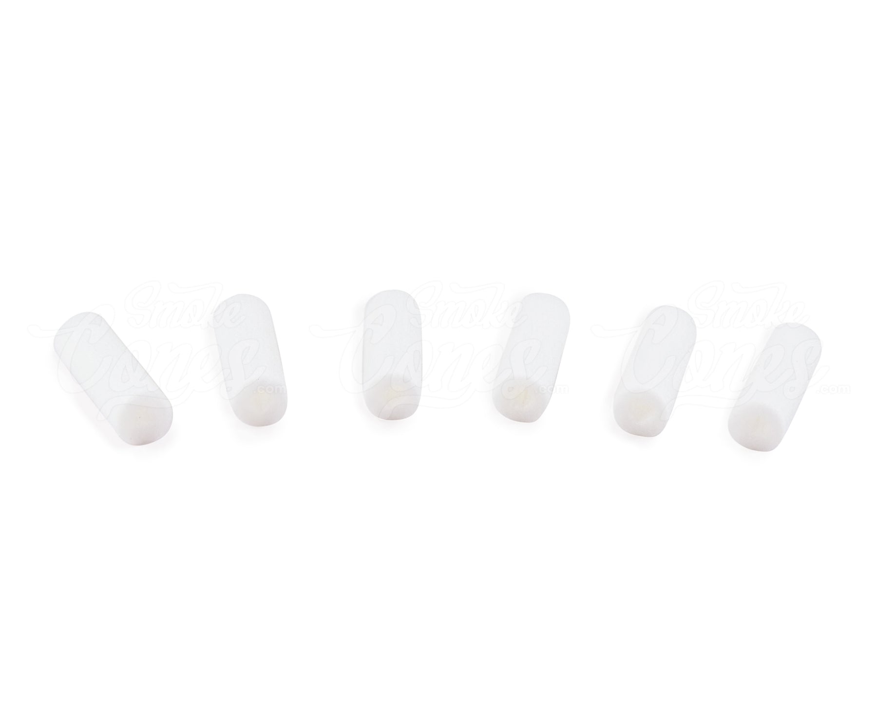 FLOWTIPS 20mm Hollow Shaped Premium Cotton Filter Tips 10/Box - 7