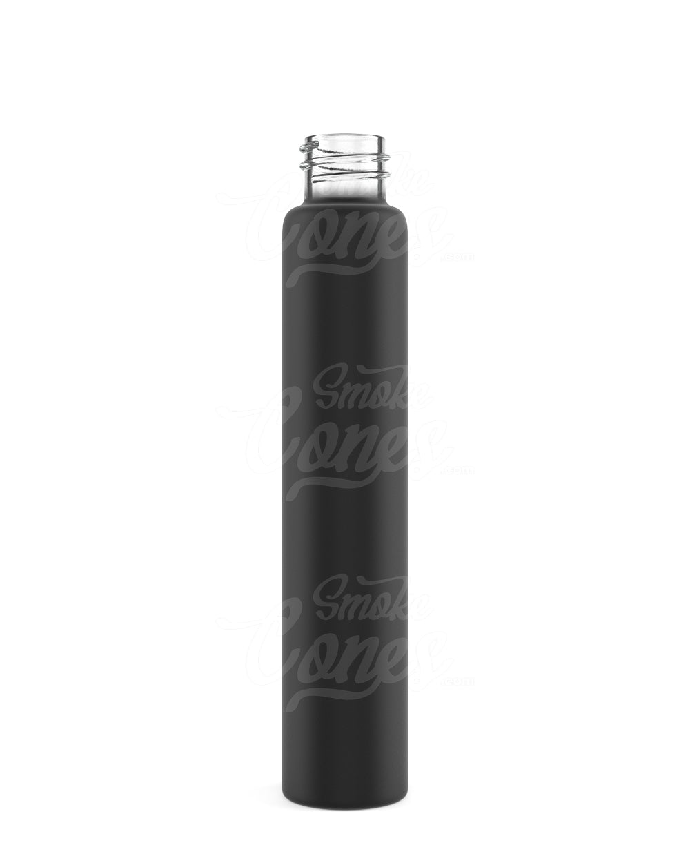 115mm King Size Opaque Matte Black Glass Pre-Roll Tubes 400/Box