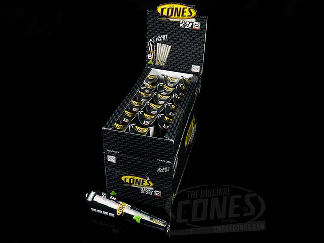 109mm King Size Cones 18 Pack Display Case (12 Cones/Pack) - 1