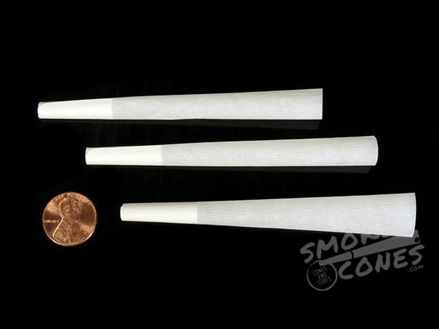 Cones + Supply 98mm Luxe Sized Pre Rolled Organic Paper Cones 800/Box - 3