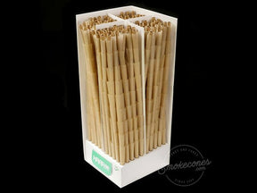 Hara 1 1-4 Size Natural Brown Pre Rolled Paper Cones 900/Box - 2