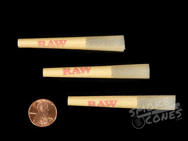 RAW 70mm Pre Rolled Cones 12 Pack Display Case (20 Cones Per Pack) - 4